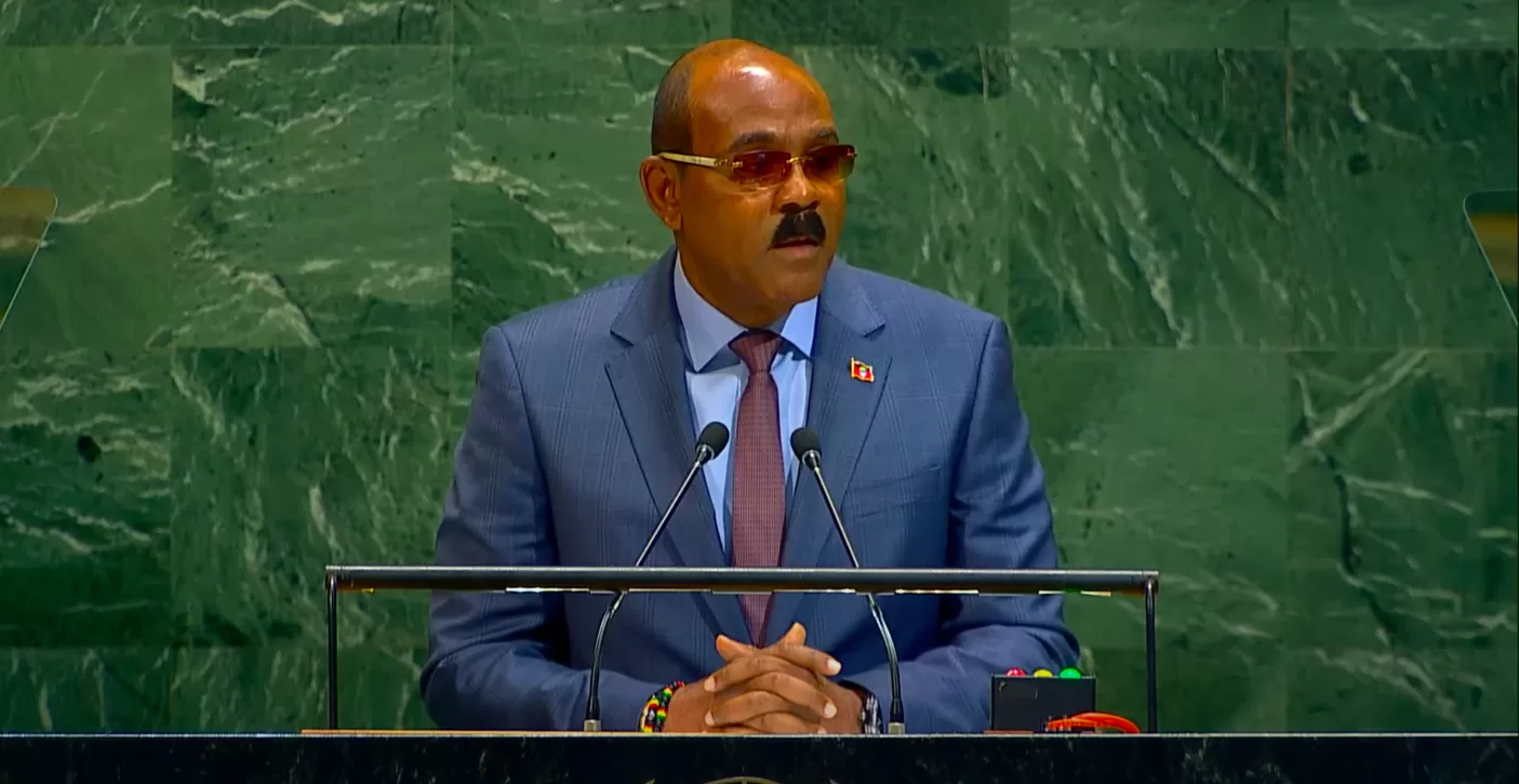 Gaston Browne of Antigua and Barbuda calls for fair carbon levy on heaviest emitters