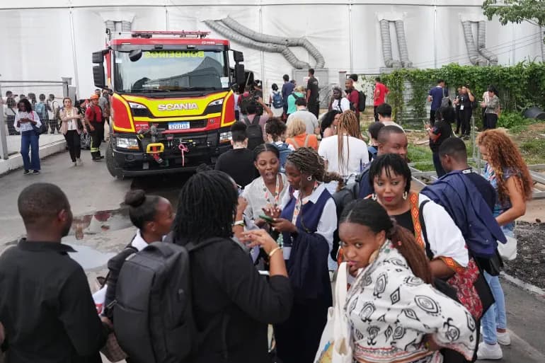 COP30 attendees in Brazil forced to evacuate pavilion following fire